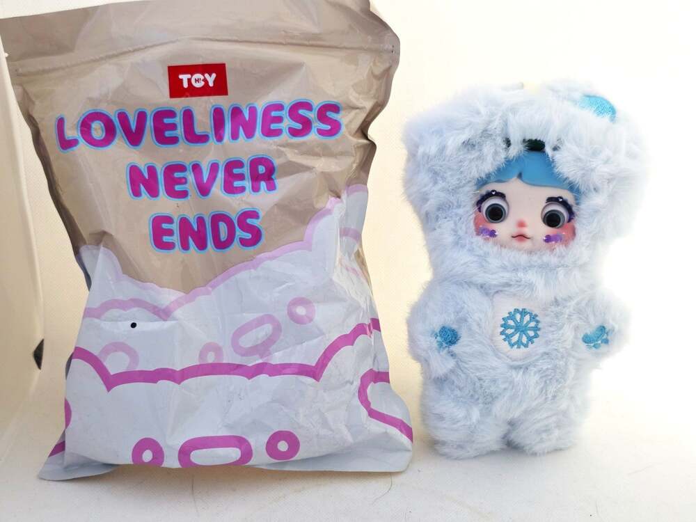 Nommi-Liveliness Never Ends-"Binbin" Character Plush-Blue-HiTOY-New-Original Bag